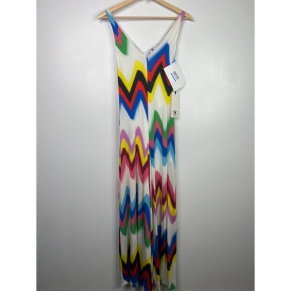 Missoni Zigzag Print Wide Leg Side Pocket Jumpsuit Women's Multi Size: XS NWT - Picture 2 of 11